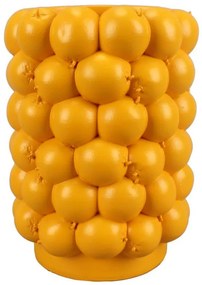 Vaza portocaliu din rasina, ø 21 x 28 cm, Lemons Mauro Ferreti