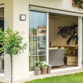 Aplica LED de perete pentru iluminat exterior IP65 Mendoza antracit, alb