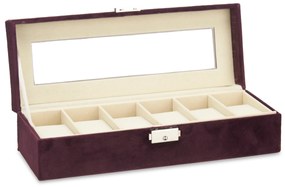 Cutie pentru bijuterii VELVET, 11,5 x 16,2 x 6 cm