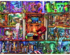 PUZZLE MAREA BIBLIOTECA, 1500 PIESE - RAVENSBURGER (RVSPA17158)