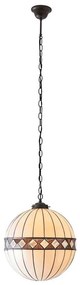 Endon 67045 - Lustră suspendată cu lanț Tiffany FARGO, 1xE27/60W/230V, Ø 40 cm