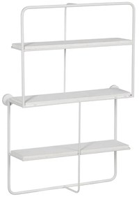 Raft alb etajat din metal 51 cm – Ixia