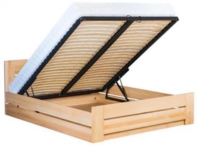 Pat de o persoană 120 cm LK 198 BOX (cu somieră și sp. depozitare). 1006004