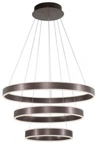 Lustra LED dimabila design modern Ã˜80cm Nador III Coffee