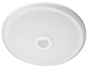 Plafonieră LED cu senzor LED/12W/230V 3000/4000/6000K d. 29 cm alb