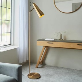 Endon 107528 - Lampă de podea KARNA 1xE27/10W/230V alamă