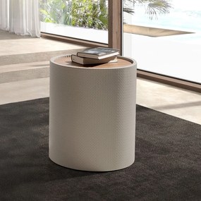 Masuta laterala design LUX Walnut-Bej