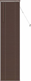 vidaXL Jaluzea venetiană Maro Întunecat cu Model 213 x 40 cm PVC