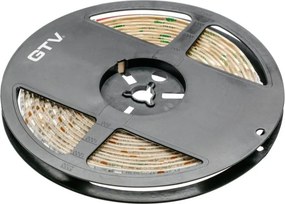Banda LED Flash GTV pentru mobilier, lumina calda, 60 LED m, 900 lm m, 14,4 W m, 12V, IP20, 5 m Alb cald, 14.4 W m, 12 V, LED Flash, 900 lm m, 10
