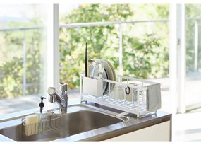 Suport de scurs vase metalic Yamazaki Tower, alb