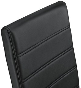 Juskys Set 2 scaune consola Vegas - negru