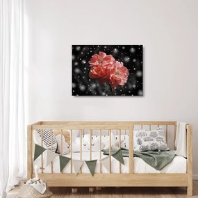 Tabloucu floare roz (70x50 cm)