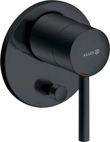 Baterie cada - dus incastrata Kludi Bozz monocomanda negru mat