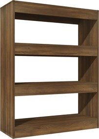 vidaXL Bibliotecă/Separator cameră, stejar, 80x30x103cm lemn compozit