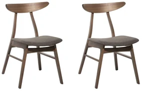Set 2 buc. scaune pentru sufragerie Linch (gri). 1009945