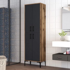 Dulap cu rafturi Berina 1 (nuc + Antracit). 1072512