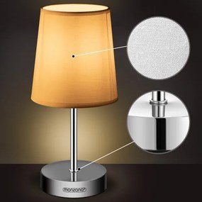 Deuba Lampa de masa Lumiere 32x13x13cm - alba