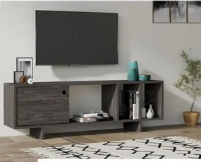 Comoda televizor Susana pentru living culoare antracit 140 cm