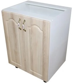 Corp inferior 60 cu 2 usi Zebra MDF sonoma mustata
