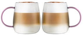 Căni 2 buc. pentru cappuccino 400 ml Bolla – Vialli Design