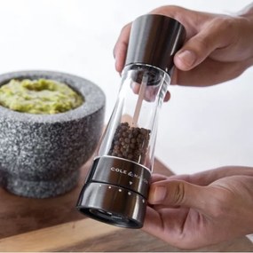 Cole&Mason DERWENT set 2 râșnițe sare și piper, 19 cm, antracit