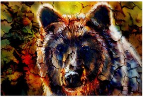 Tablou - Urs,pictură (90x60 cm)