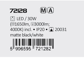 Lustra Suspendata Liniara, LED, Negru, Tariq