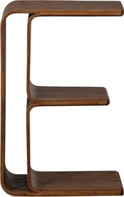 Măsuță auxiliară cu aspect de lemn de nuc 32x40 cm Frey – WOOOD