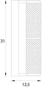 Aplica de perete moderna LED Love 31cm