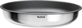 Set de tigaii si cratite Tefal L881S504, 5 piese, Otel inoxidabil, Acoperire antiaderenta din titan, Rezistente la cuptor pana la 250°C, Maner detasabil, Inductie, Argintiu
