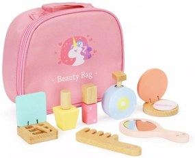 Eco Toys Lemn cosmetice setat cu sac