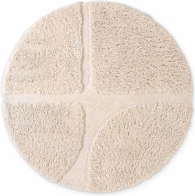 Covor crem țesut manual rotund ø 160 cm Lambeth Jasper – Ted Baker