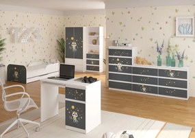 Pat uimitor de înaltă calitate pentru copii, cu bursuc 160 x 80 cm