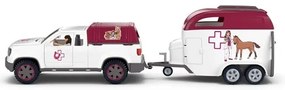 Schleich 42704 Veterinar mobil cu remorcă