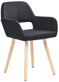 Set 2 buc. scaune pentru sufragerie Chico (negru). 1009920