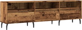 vidaXL Comodă TV, lemn vechi, 150x30x44,5 cm, lemn prelucrat