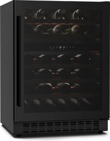 Klarstein Frigider încorporabil Velaire pentru vin, modern, elegant, protecție UV, dublă zonă, 46 sticle