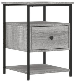 826029 vidaXL Noptieră, gri sonoma, 40x42x56 cm, lemn compozit