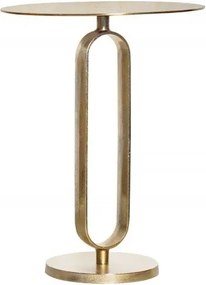 Masuta laterala din aluminiu Elegance 60cm auriu