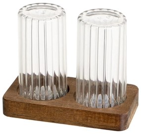 Solniță și piperniță cu suport Linea Duo – Casa Selección