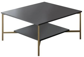 Măsuță de conferință Gold Line Anthracite