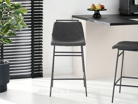 Scaun Sara (grafit închis + negru). 1110744