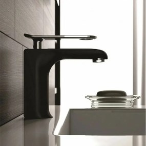 Baterie lavoar Inter Ceramic Melania monocomanda crom-negru mat