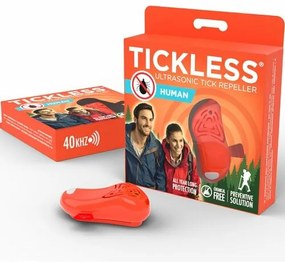 TICKLESS® HUMAN Repelent ultrasonic împotriva căpușelor și puricilor pentru oameni, portocaliu