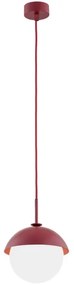 Lustră pe cablu CAPPELLO 1xE27/15W/230V roșu Argon 8296