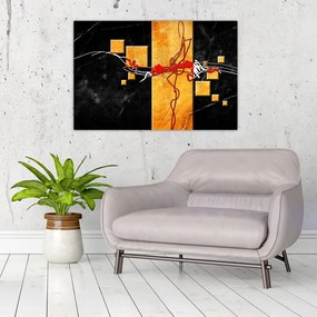 Tablou abstract - Dansatoare (90x60 cm)