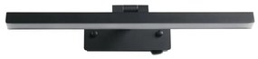 Aplica de perete LED pentru oglinda sau tablou Corfu negru