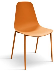 Set 4 scaune SHAPE -POLIPROPILENA- HORECA - PORTOCALIU