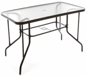 Set 4x scaune de grădină Polirattan+masă de sticlă