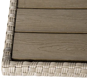 Outsunny Set Complet Mobila de Gradina, 6 Piese din Ratan PE, Include Perne Moi, Gri, Design Elegant pentru Exterior | Aosom Romania